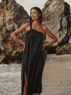 Pia Maxi Dress - Black The Handloom elizabeth + Bern