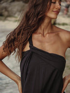 Pia Maxi Dress - Black The Handloom elizabeth + Bern