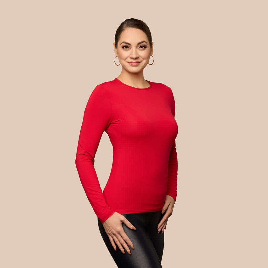 Long Sleeve Crew Neck Layering Top