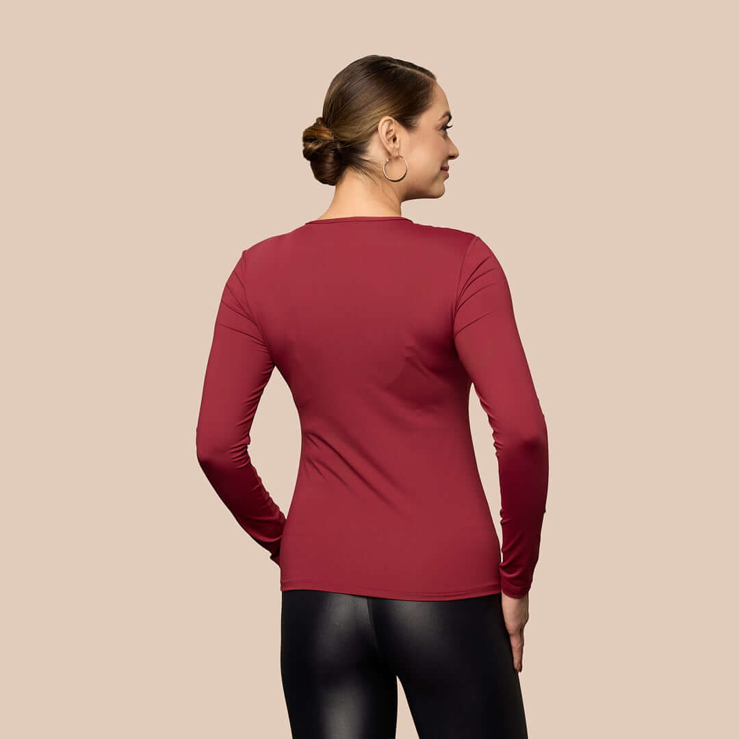 Long Sleeve Crew Neck Layering Top
