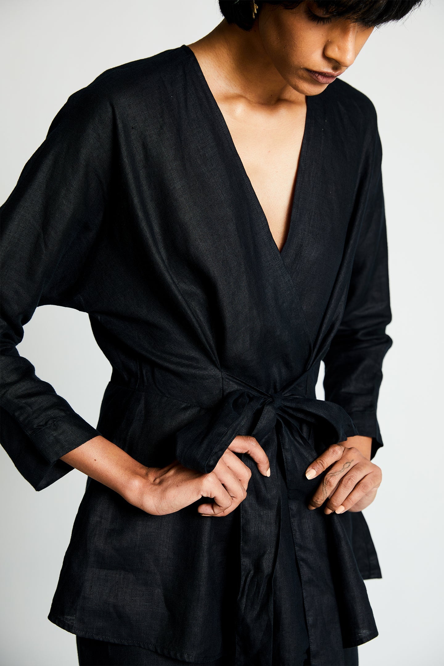 Power Moves Shirt in Black - elizabeth + Bern