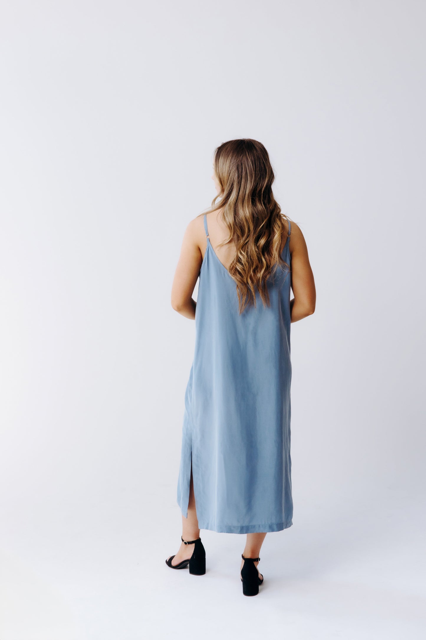 Washable Silk Midi Dress - elizabeth + Bern