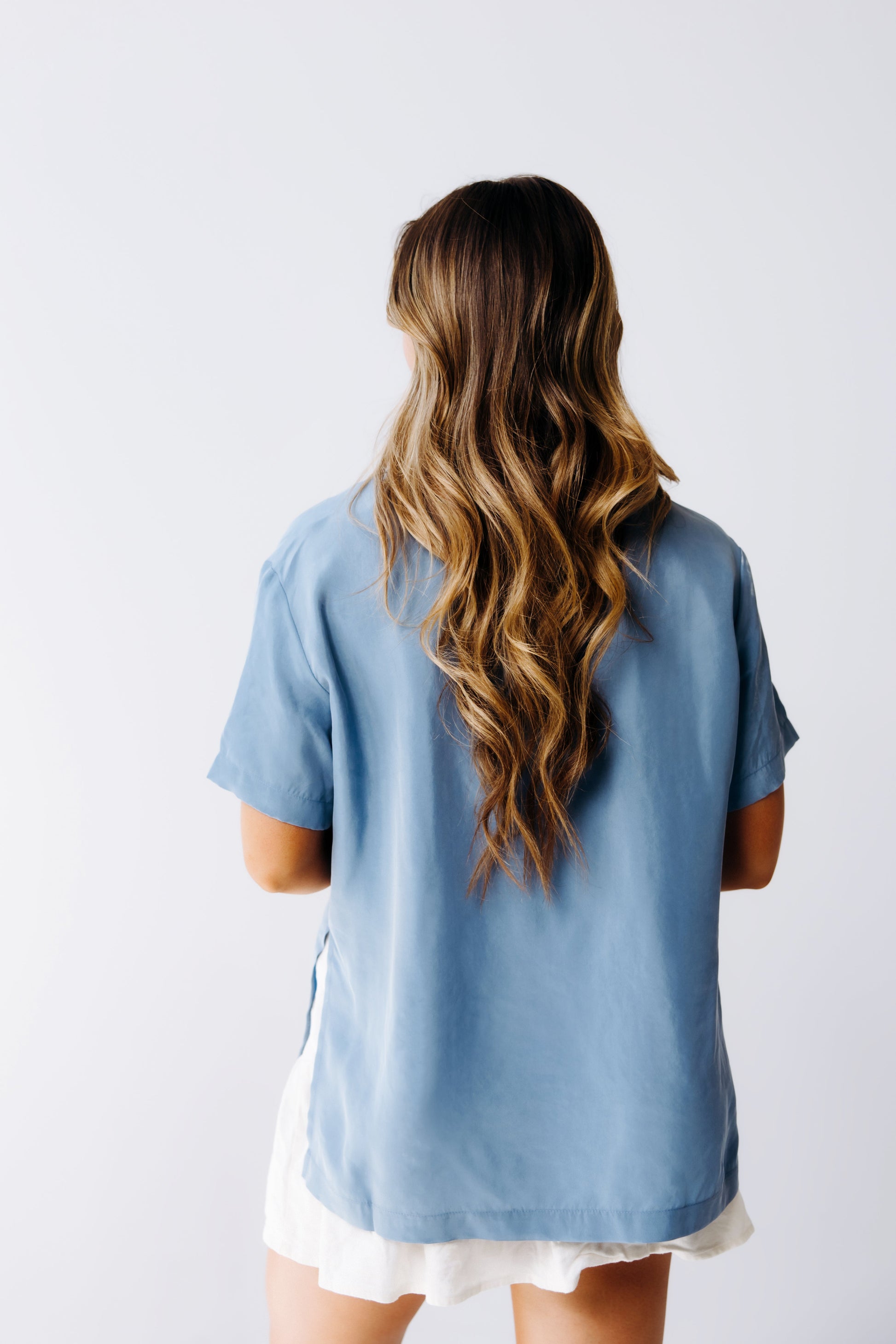 Washable Silk Button Down Shirt - elizabeth + Bern