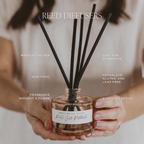 Spa Day Tinted Glass Jar Reed Diffuser Sweet Water Decor elizabeth + Bern