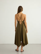 Sage Maxi Dress - Khaki Green