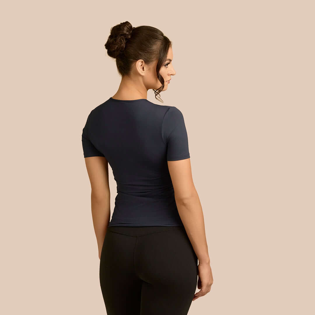 Short Sleeve Crew Neck Layering Top
