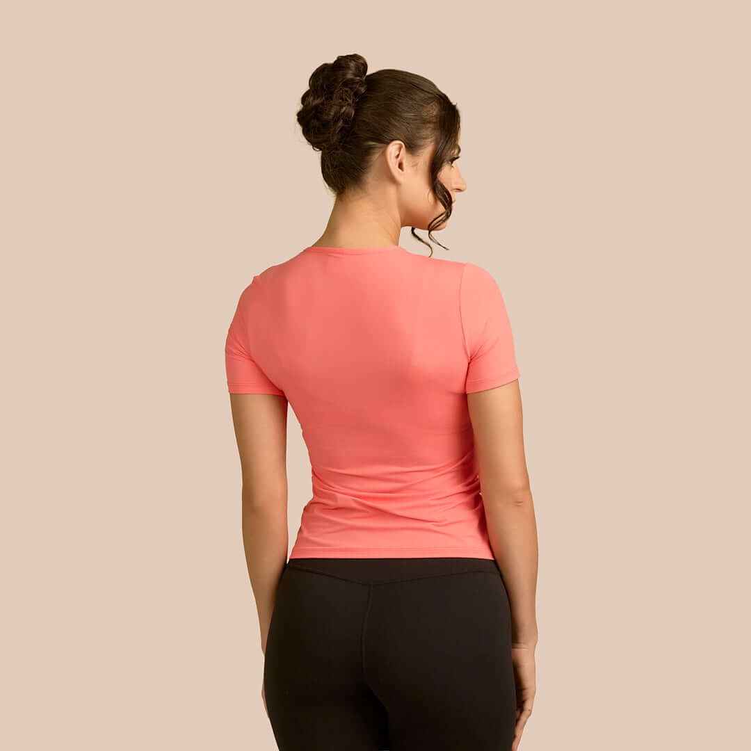 Short Sleeve Crew Neck Layering Top Adea - Everyday Luxury elizabeth + Bern