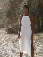 Siesta Dress - White - elizabeth + Bern