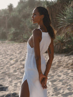 Siesta Dress - White - elizabeth + Bern