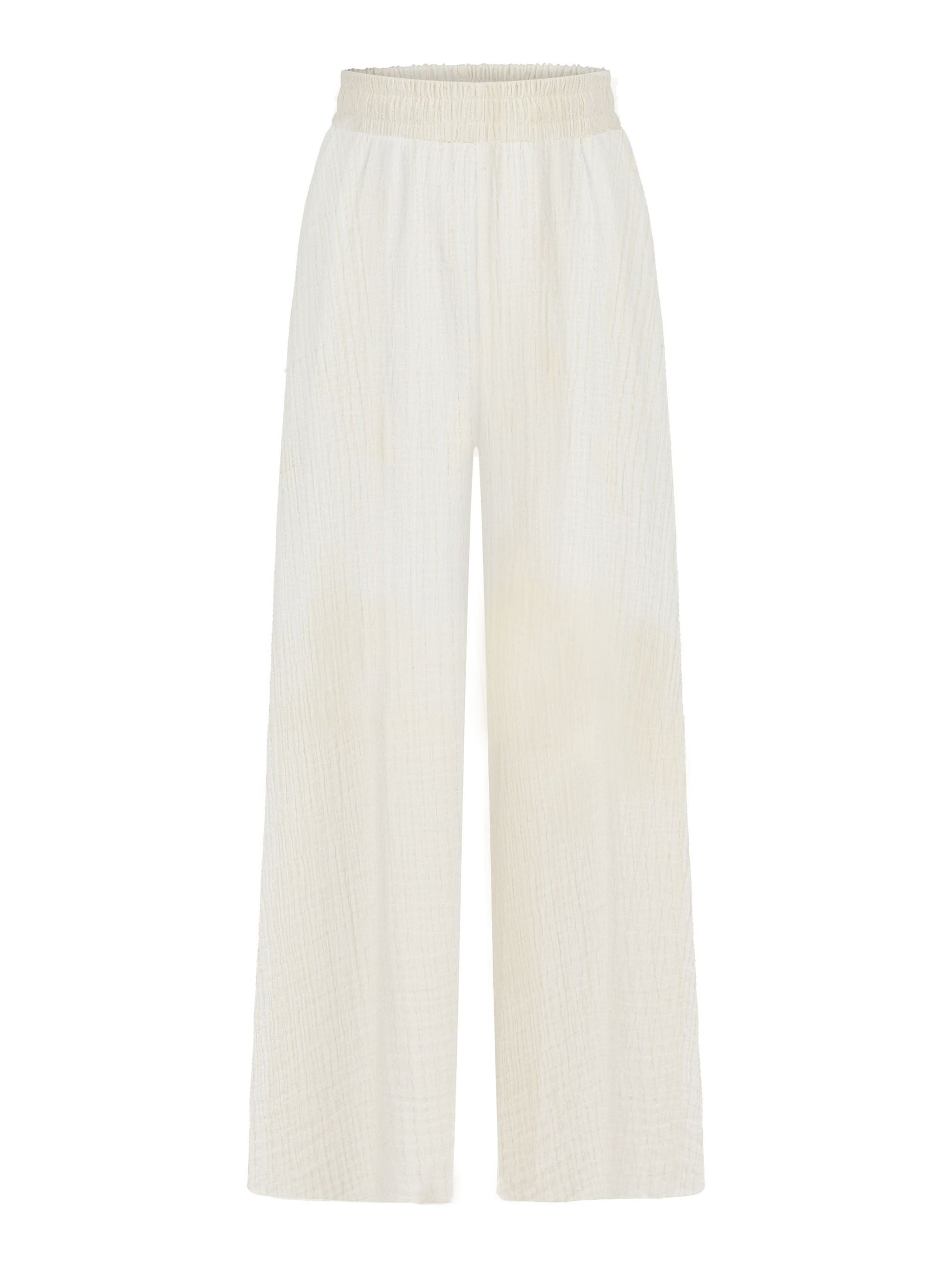 Skye Palazzo Pants - Gold Stripes - elizabeth + Bern