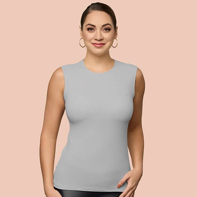 Sleeveless Crew Neck Layering Top Adea - Everyday Luxury elizabeth + Bern