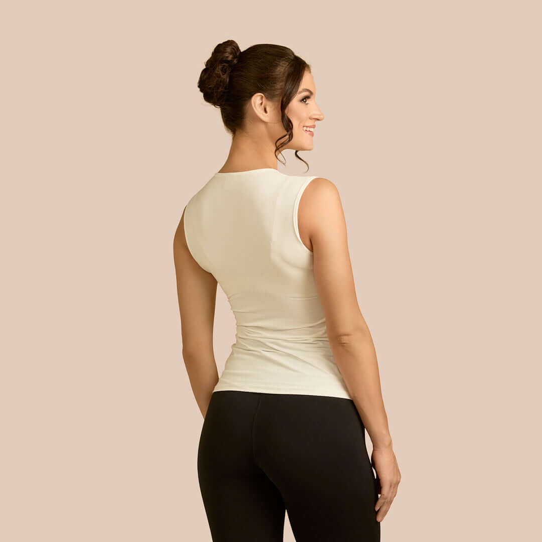 Sleeveless Crew Neck Layering Top Adea - Everyday Luxury elizabeth + Bern