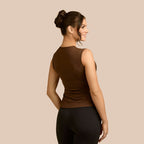 Sleeveless Crew Neck Layering Top