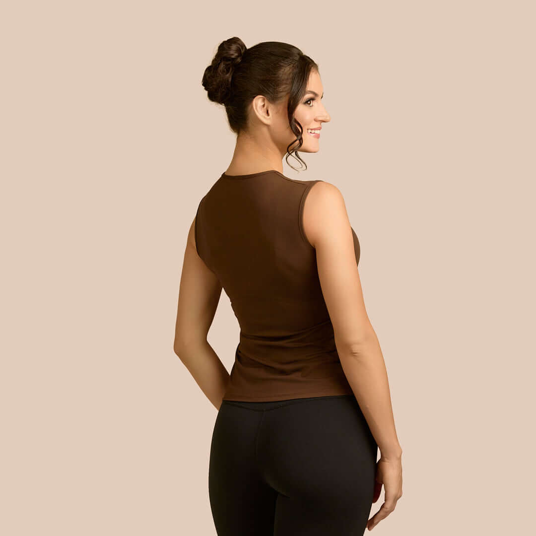 Sleeveless Crew Neck Layering Top