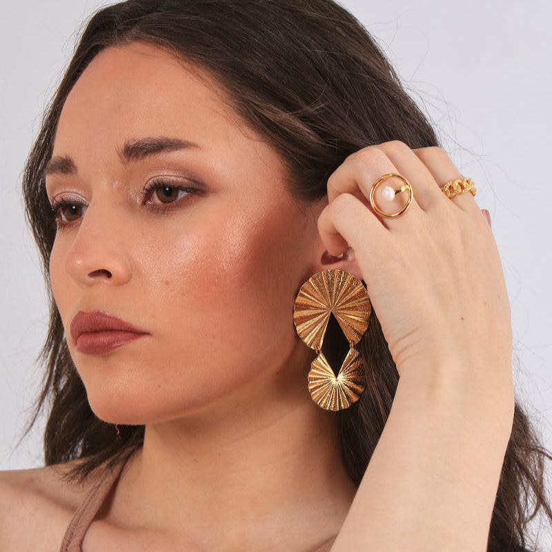 Solara Fan Earrings