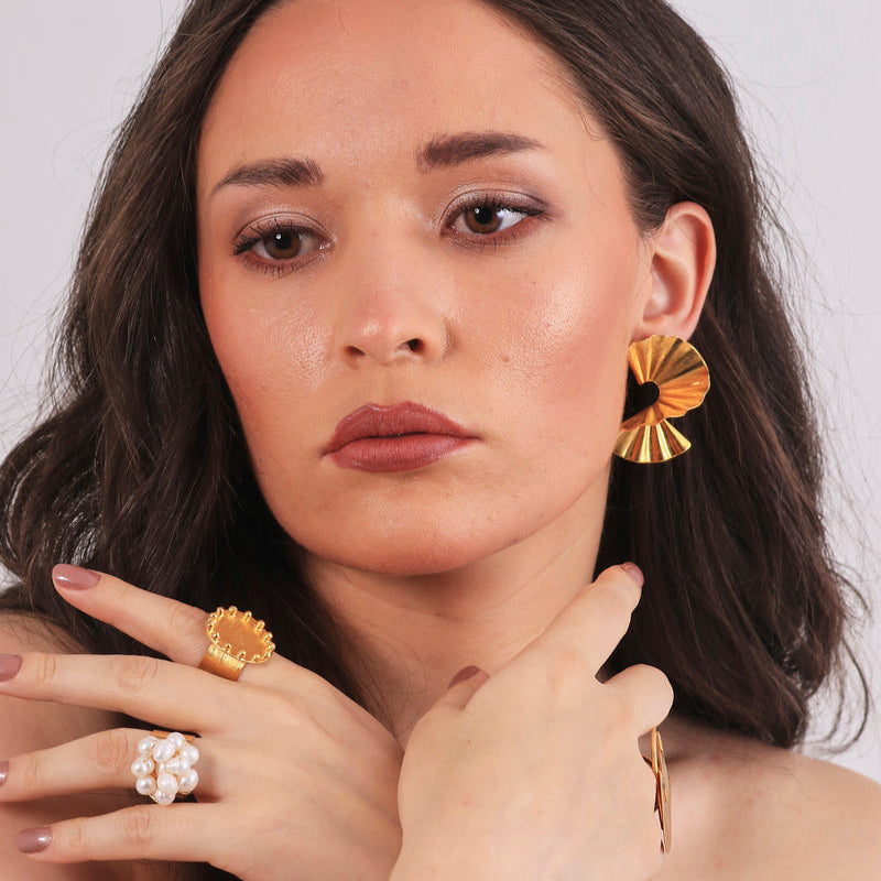 Spiral sol Earrings