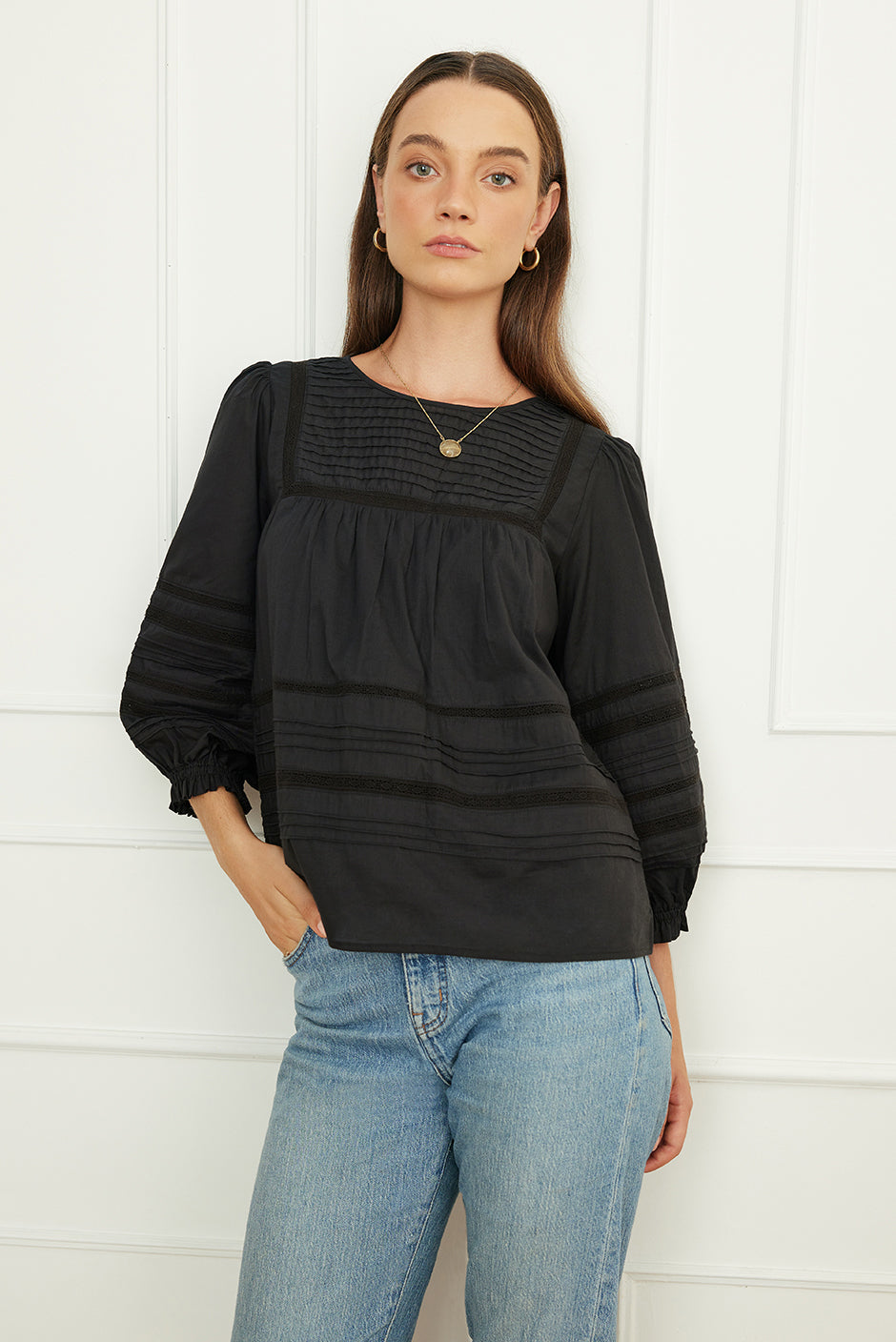 Dawn Blouse in Black