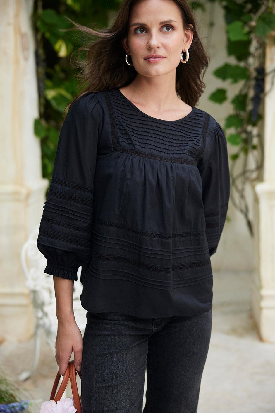 Dawn Blouse in Black.