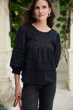 Dawn Blouse in Black.