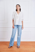 Chloe Shirt in Gold Dust.