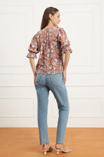 Chloe Shirt in Garden Roots.