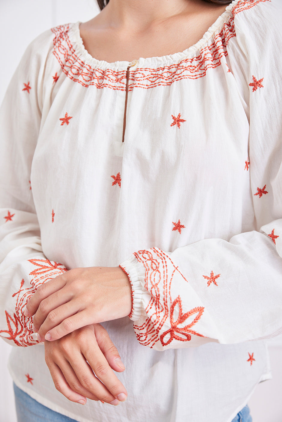 Maise Embroiderd Top