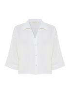 Aura Mini Shirt - White