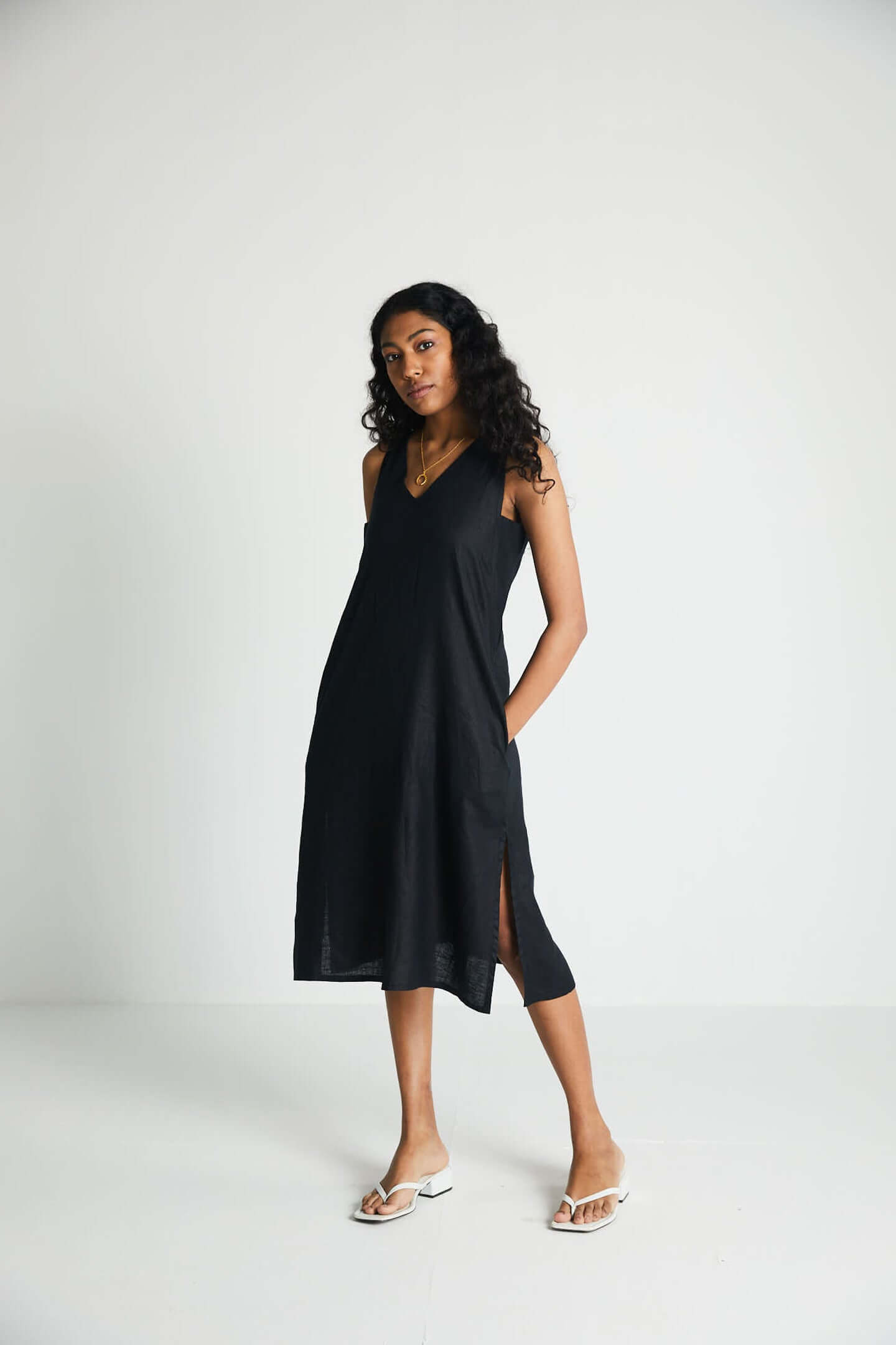 The Hemp Noir Dress - elizabeth + Bern