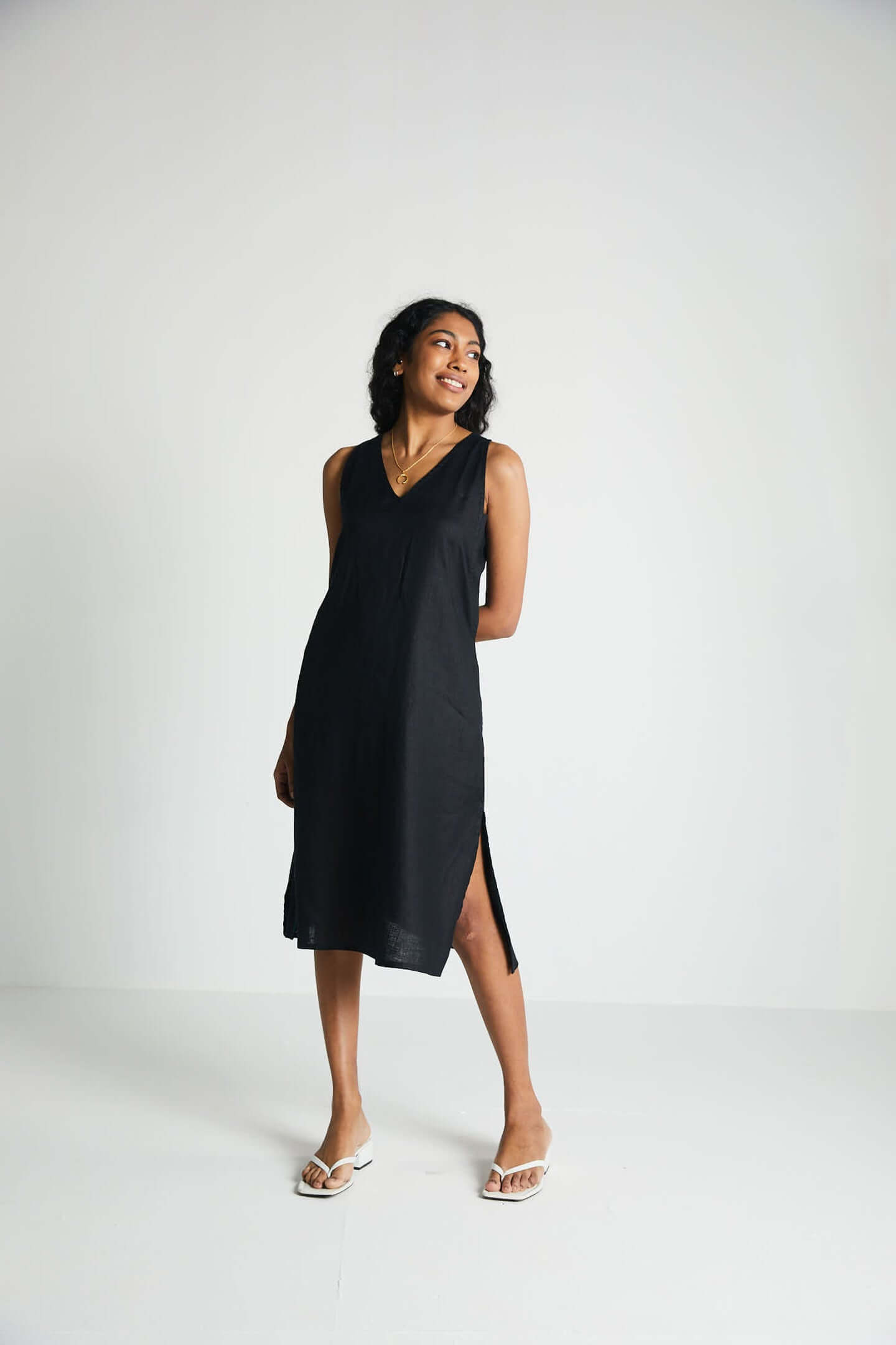 The Hemp Noir Dress - elizabeth + Bern