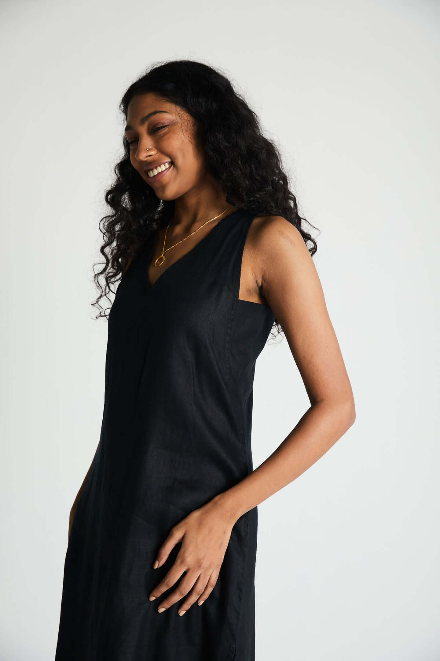 The Hemp Noir Dress - elizabeth + Bern