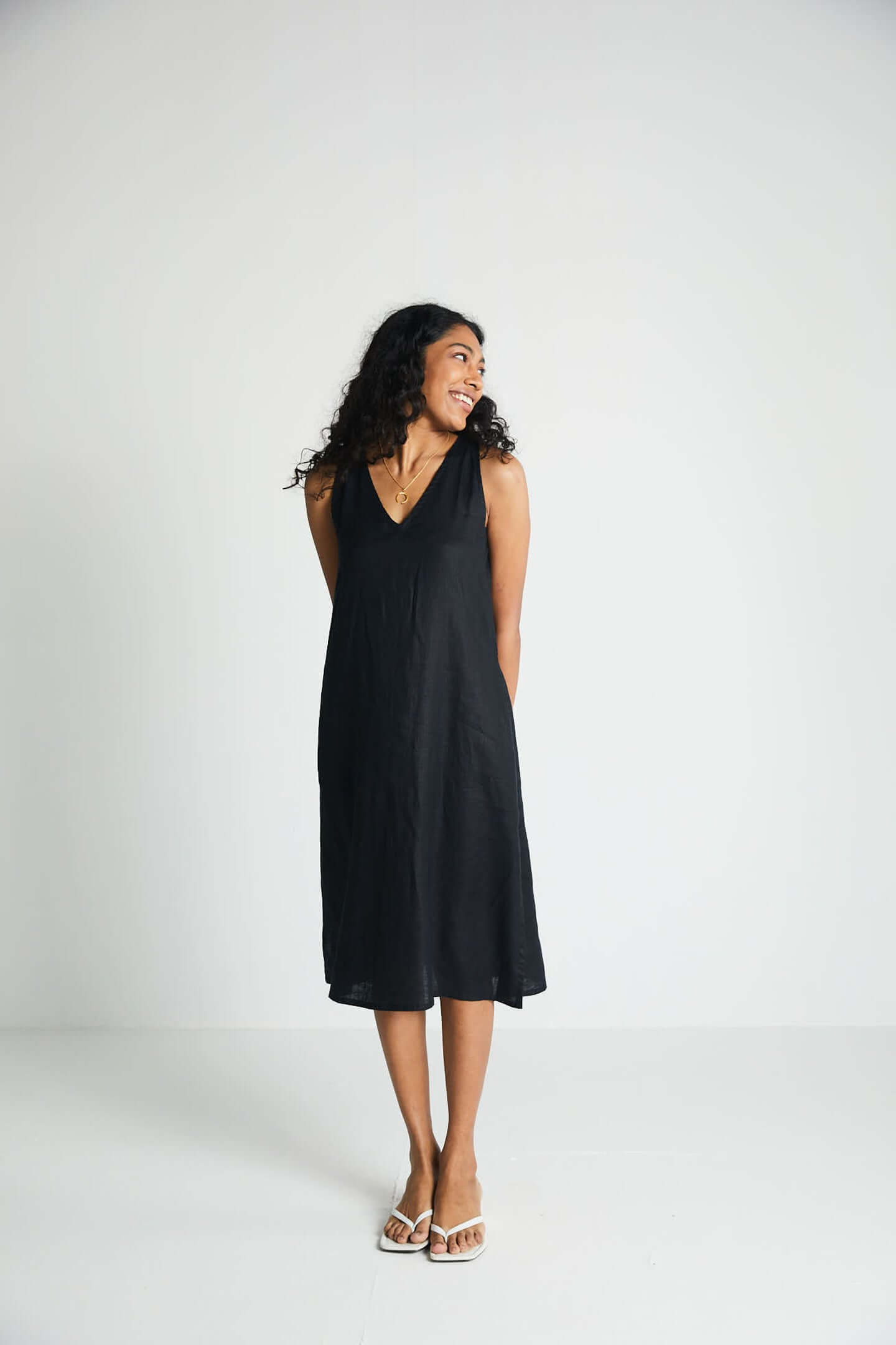 The Hemp Noir Dress - elizabeth + Bern