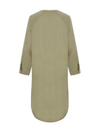Terra Shirt Dress - Khaki Green