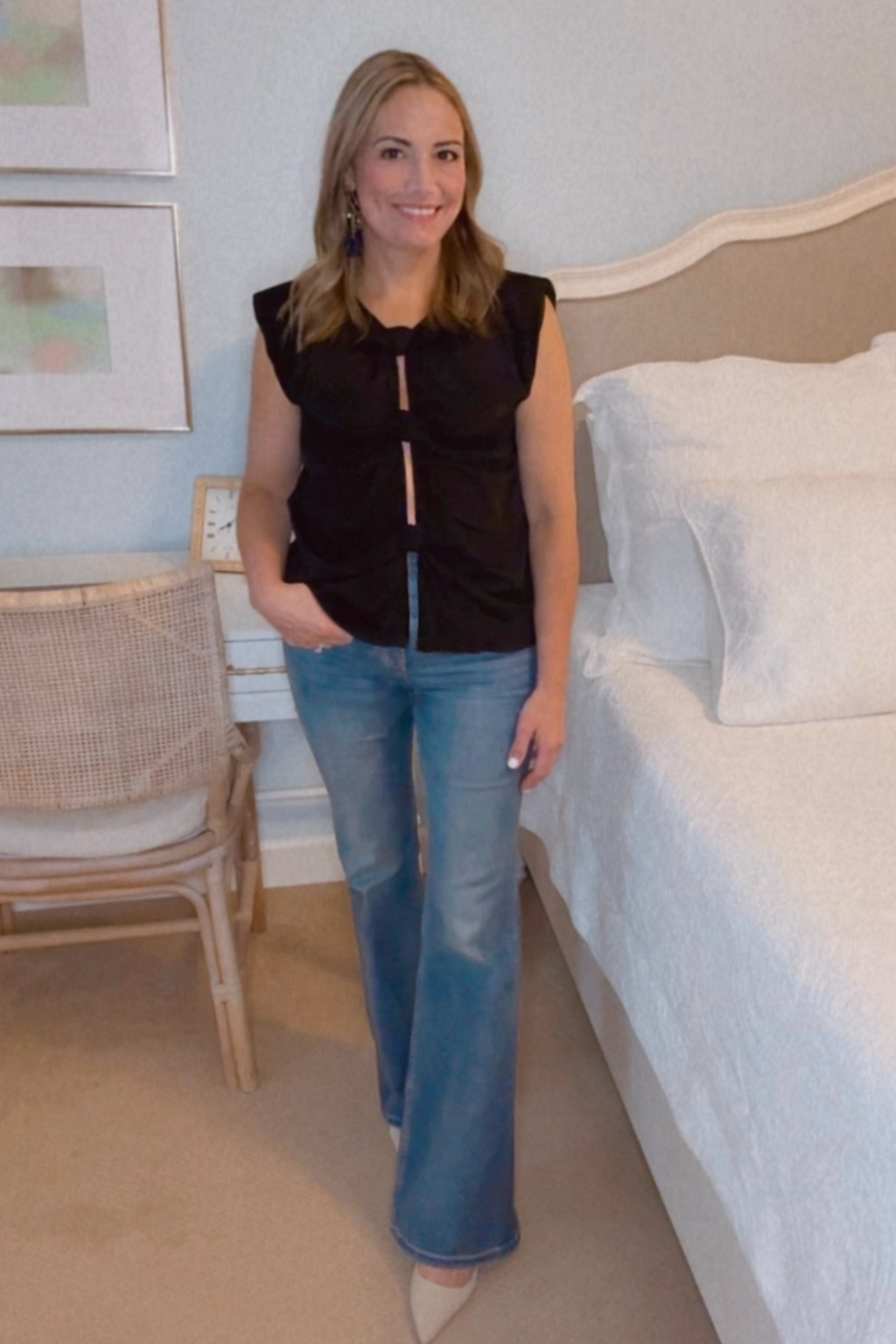 The Knot-so-Basic Top in Black