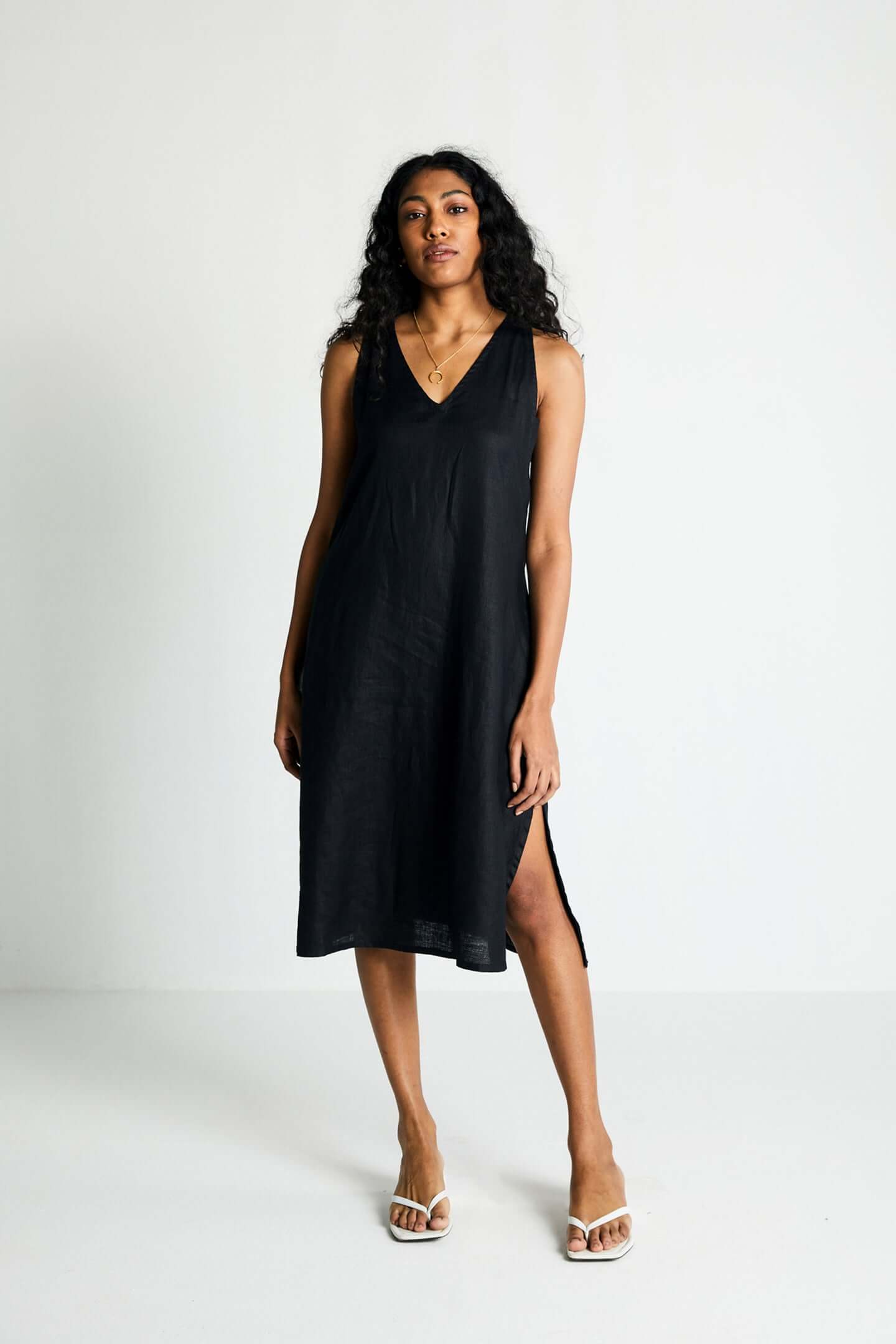 The Hemp Noir Dress - elizabeth + Bern