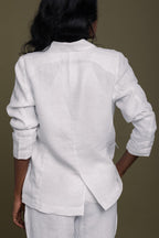 Hemp Three Piece Set in White Reistor elizabeth + Bern