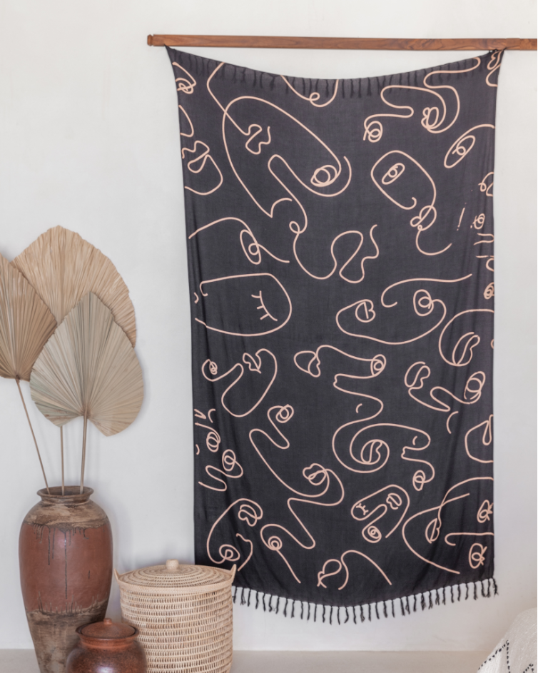 Faces Tapestry