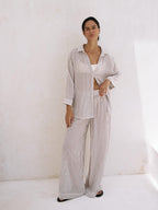 Voyage Set - Burgundy Stripes