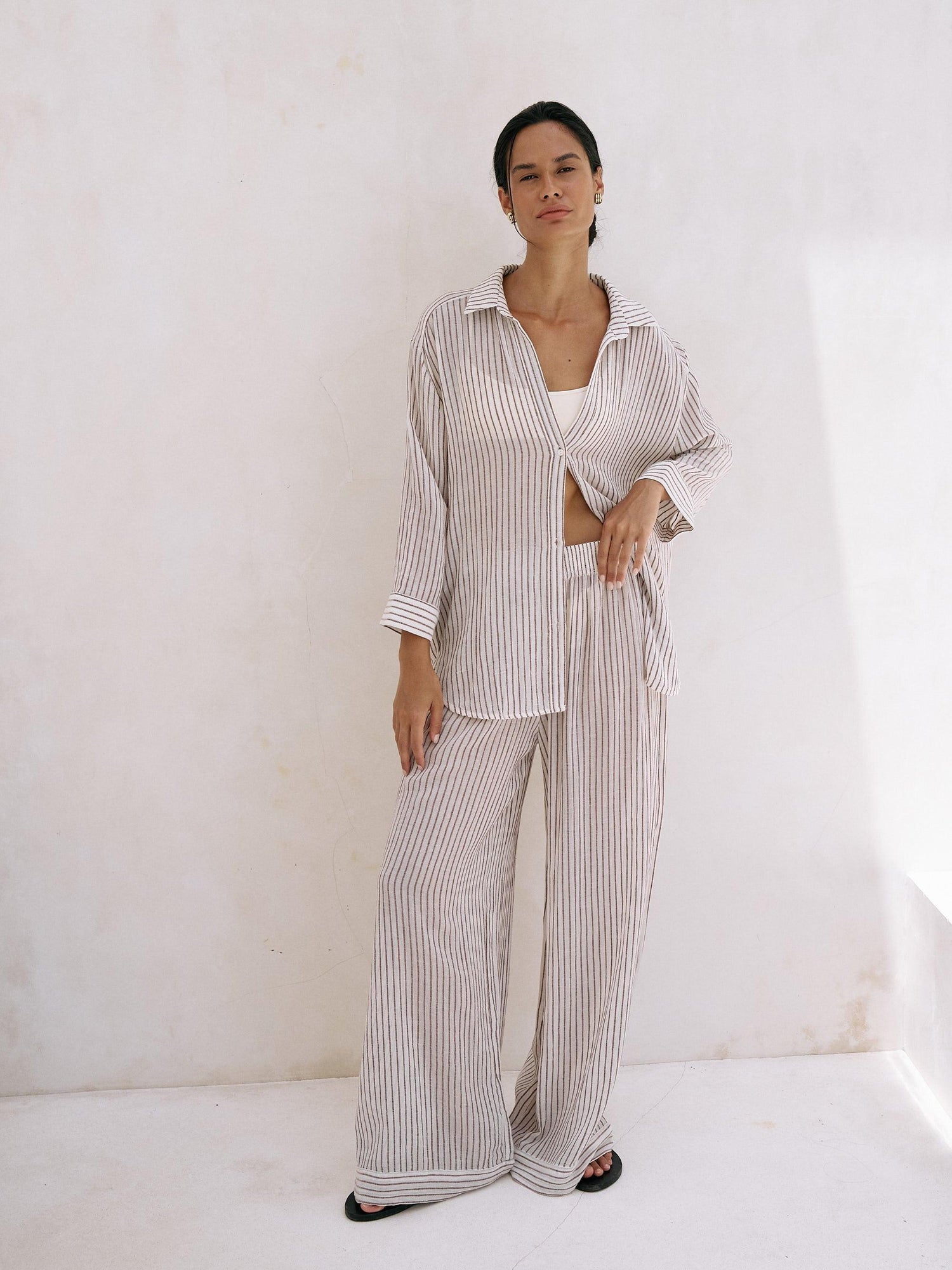 Voyage Set - Burgundy Stripes