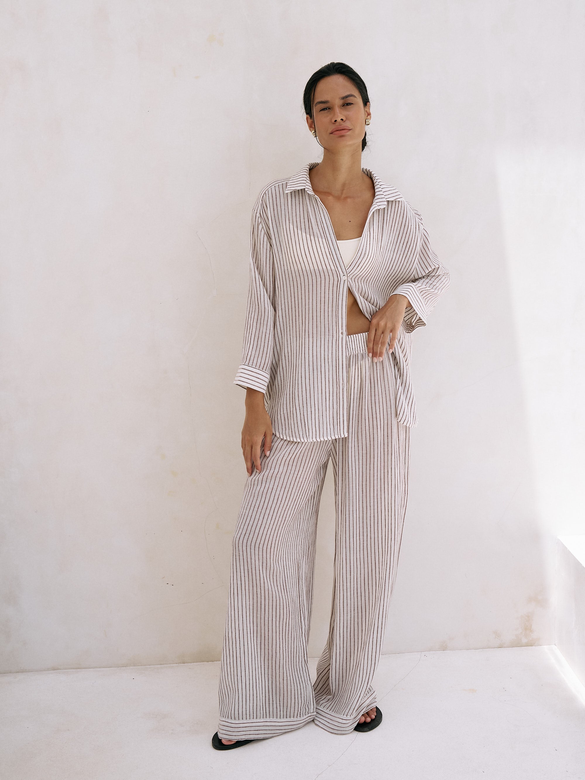 Voyage Set - Burgundy Stripes