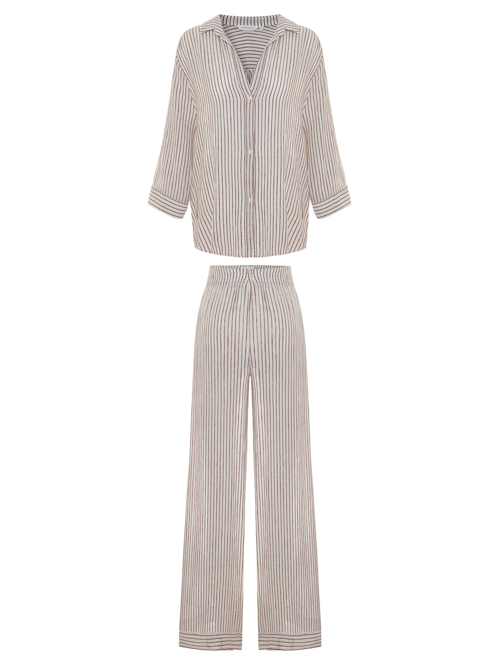 Voyage Set - Burgundy Stripes