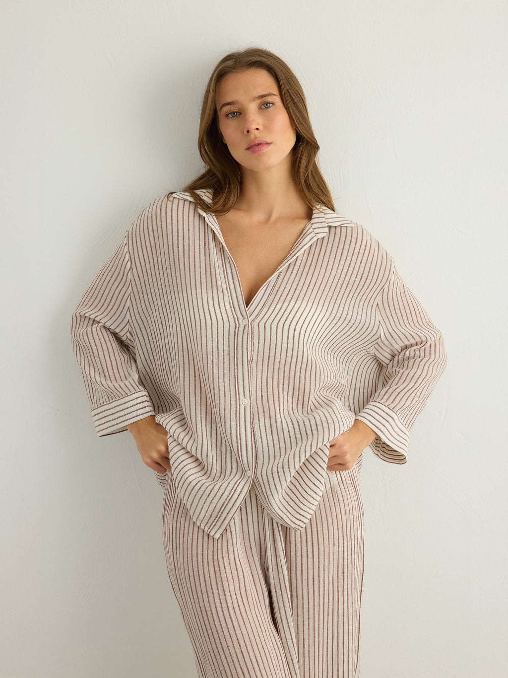 Voyage Set - Burgundy Stripes