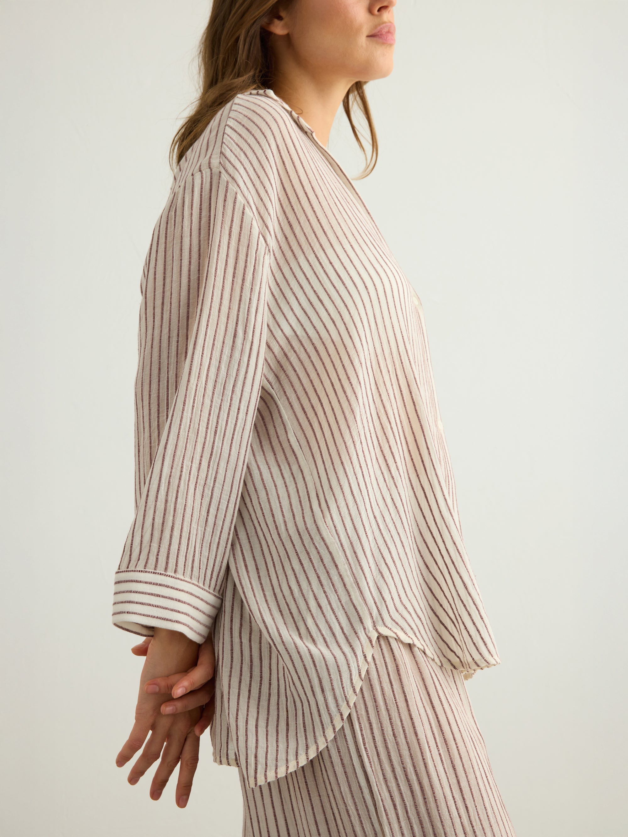 Voyage Set - Burgundy Stripes