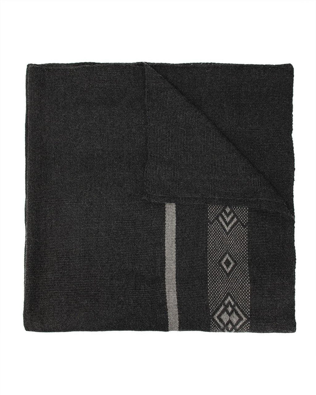 Wide Diagonal Alpaca Wrap