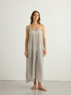 Yaz Dress - Black Stripes