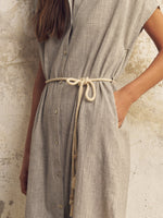 Zaya Shirt Dress - Gray - elizabeth + Bern