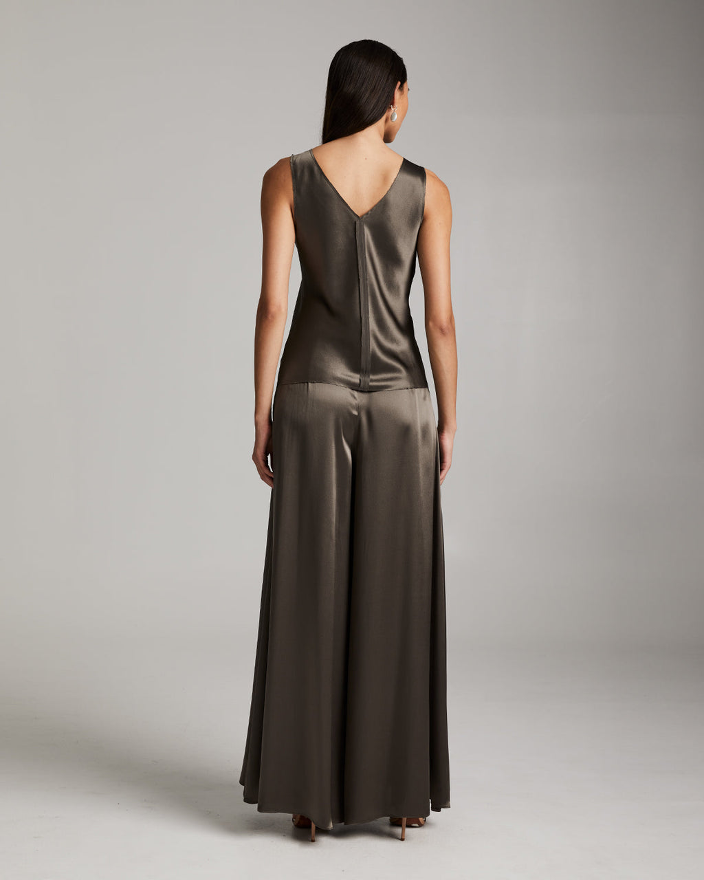 Silk Raw Edge Tank – Minimalist Charmeuse with Artisan Edge Details