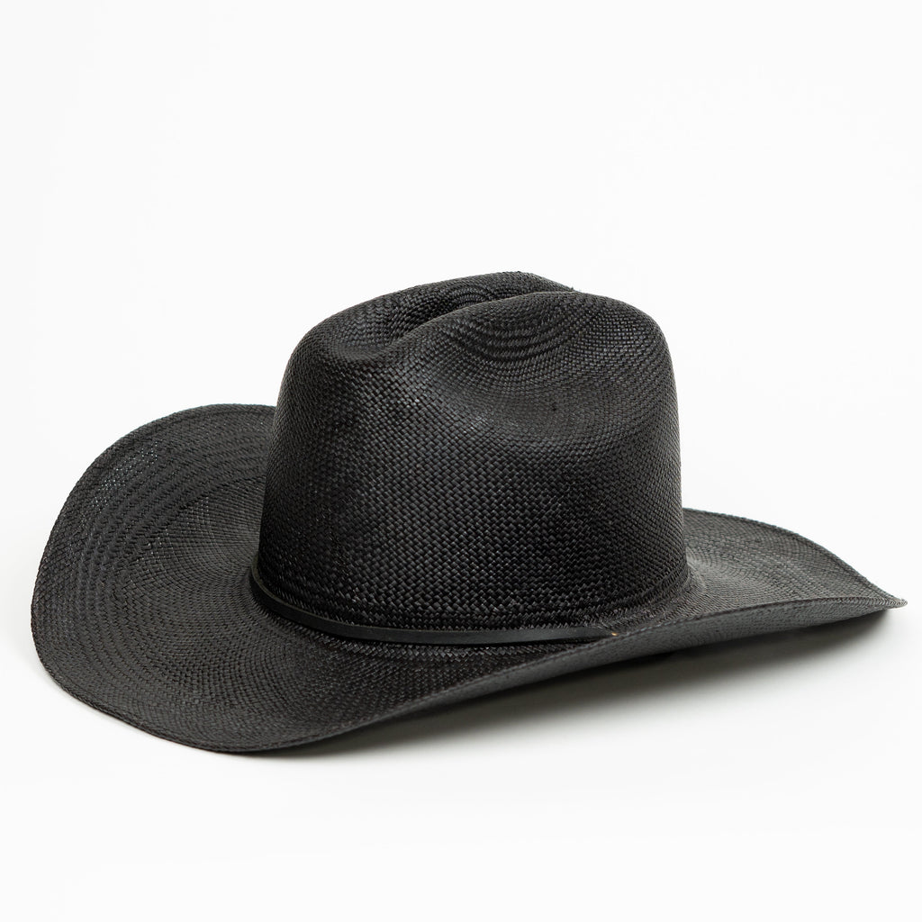Karina Straw Cowboy Hat - Black