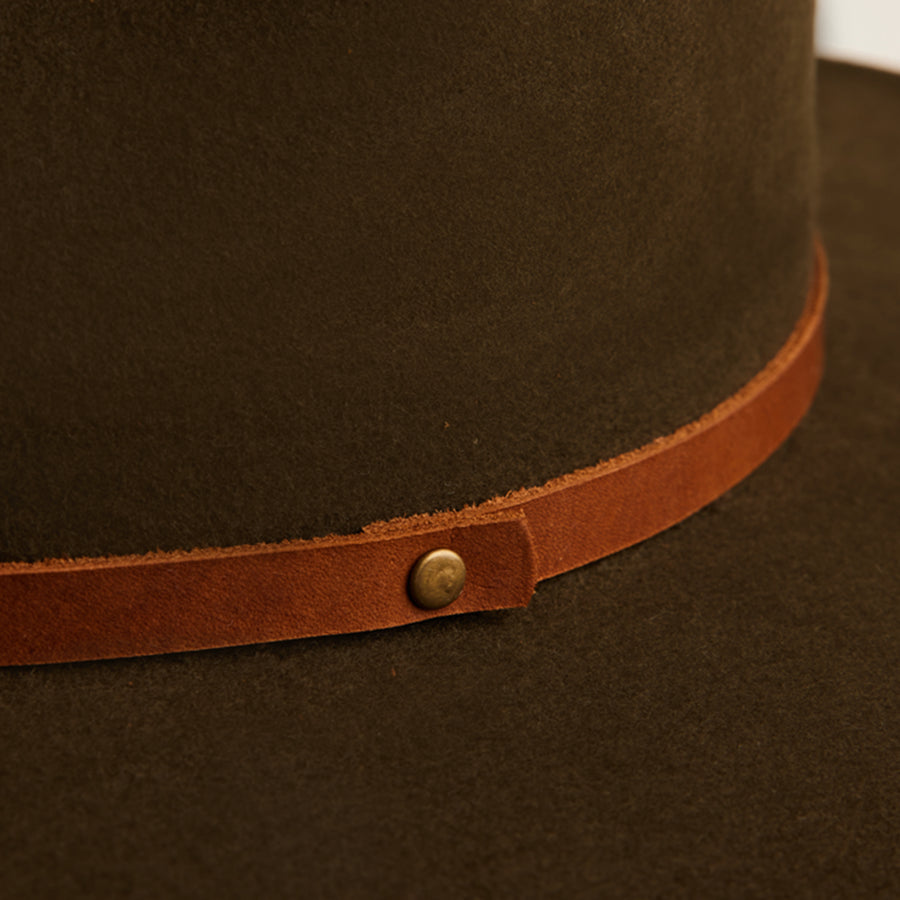 La Vida Wool Rancher Hat - Oak