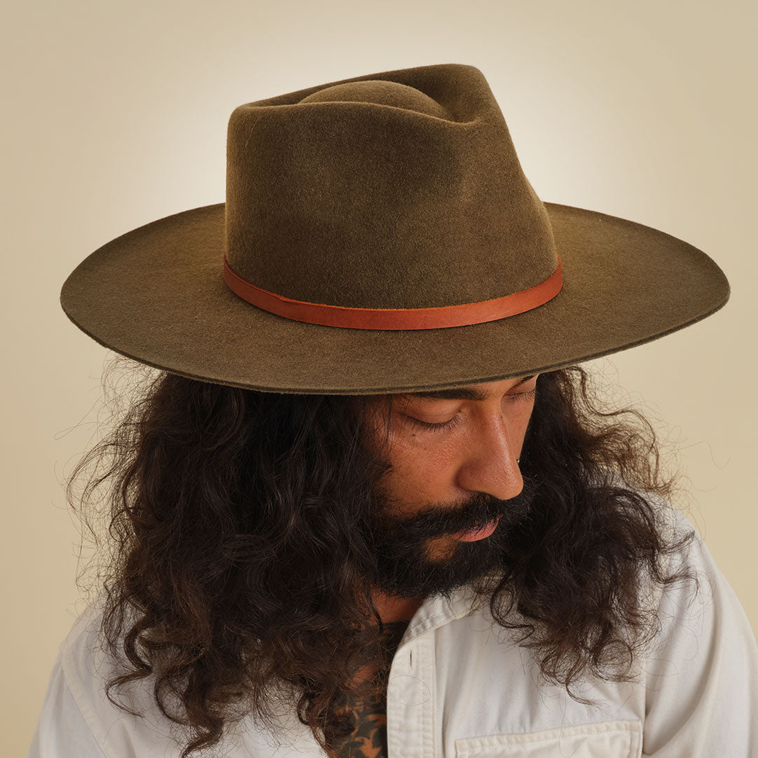La Vida Wool Rancher Hat - Oak
