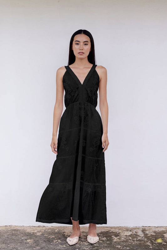 Hand-Embroidered Kos Dress - elizabeth + Bern